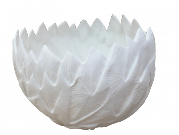 PHOTOPHORE PORCELAINE BISCUIT - MODÈLE 1