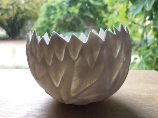 PHOTOPHORE PORCELAINE BISCUIT - MODÈLE 4 – Image 2