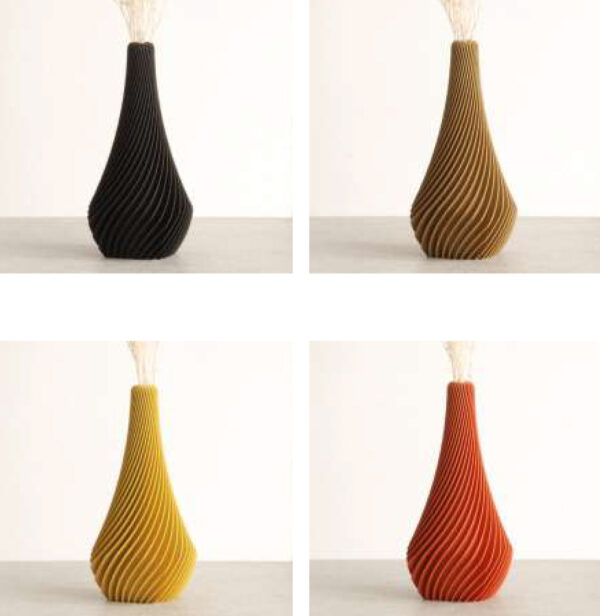 Vase Ailettes Twist – Image 3
