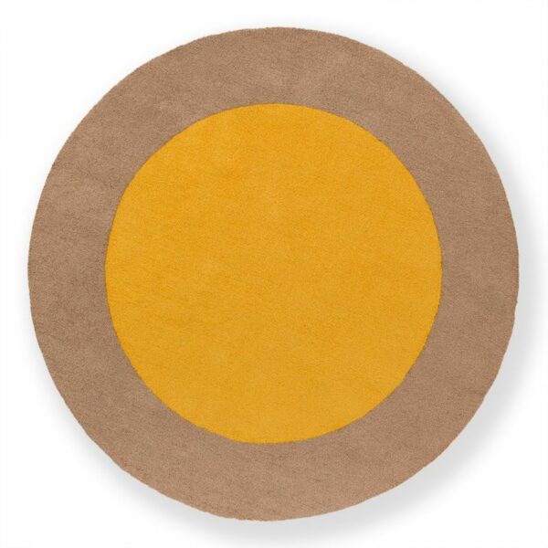 Tapis festival Yellow round – Image 2