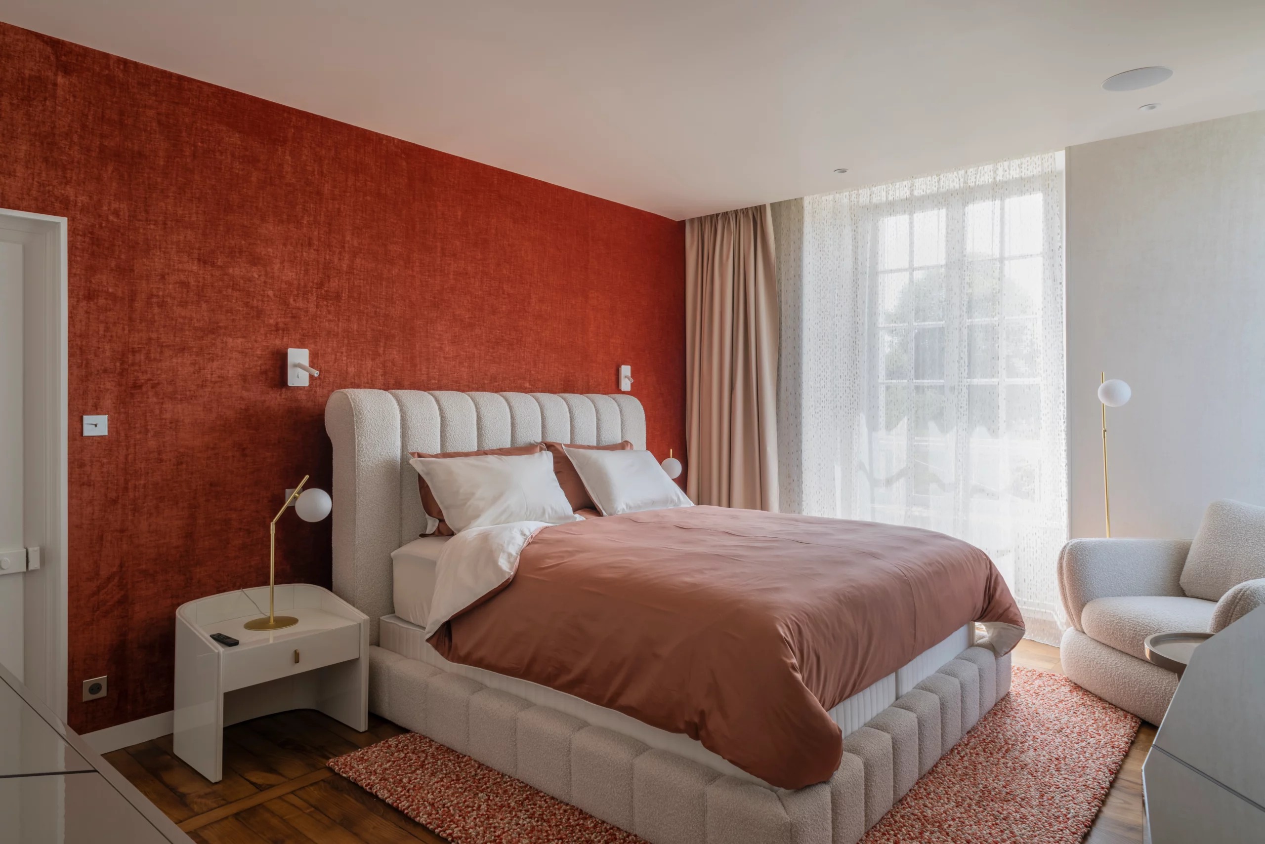 chambre chic dans un manoir à Rennes