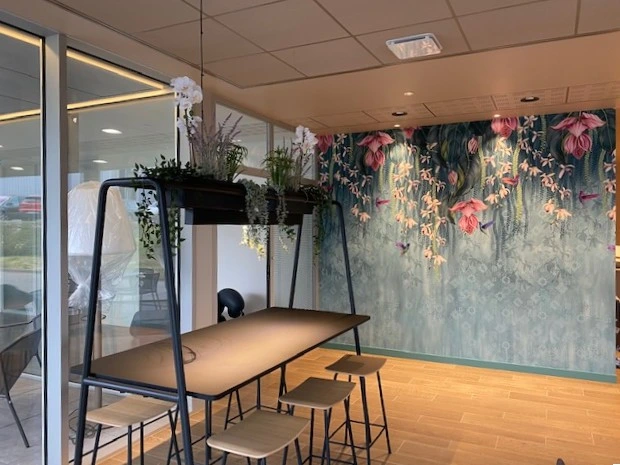 cafétéria mix buffet réalisé par Marlyse le Hir