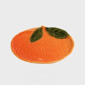 Assiette orange